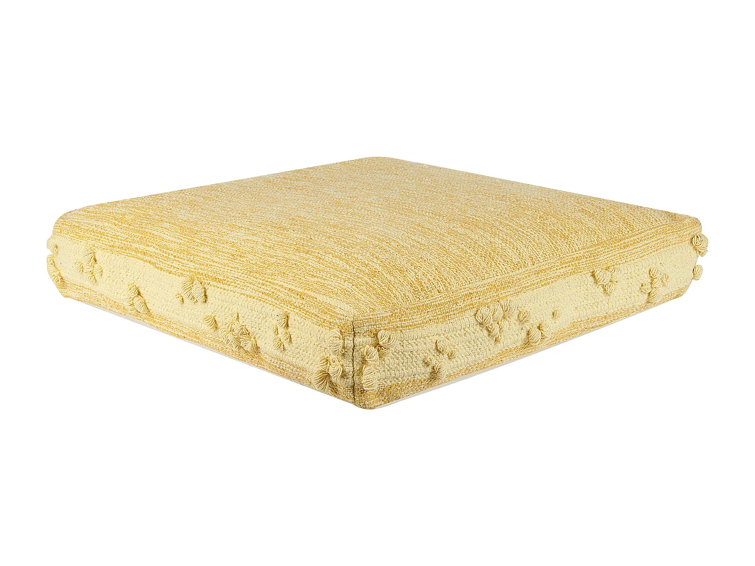 Pouf CLONE Cotone Giallo 60 cm 60 cm 12 cm