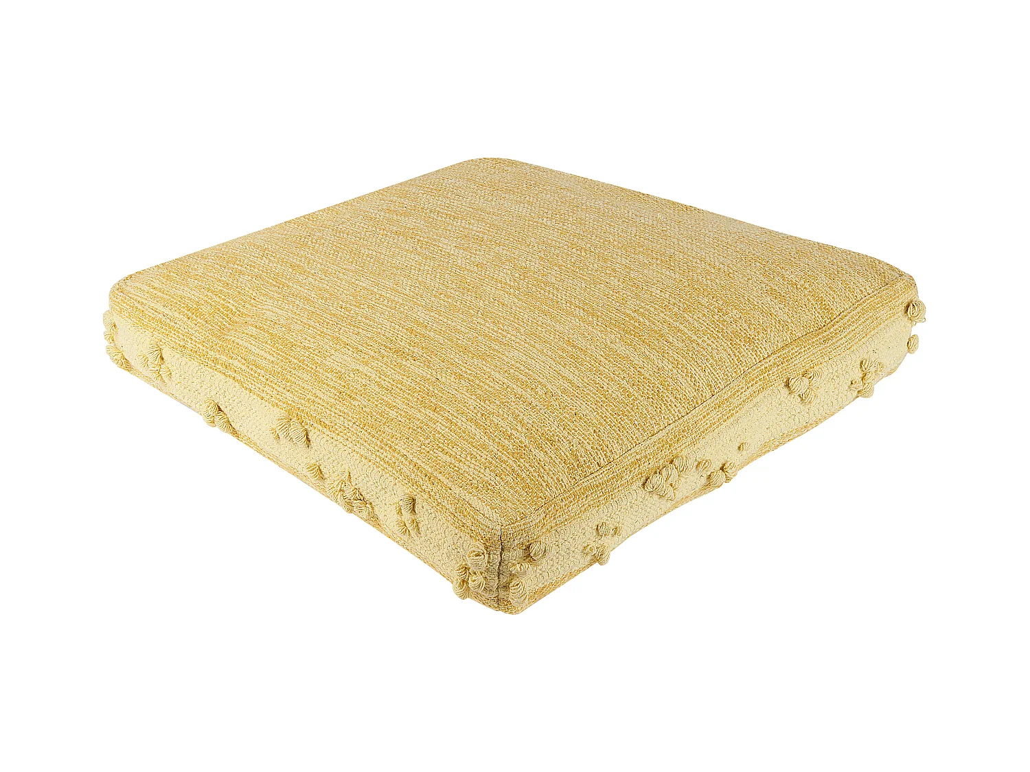 Pouf CLONE Coton Jaune