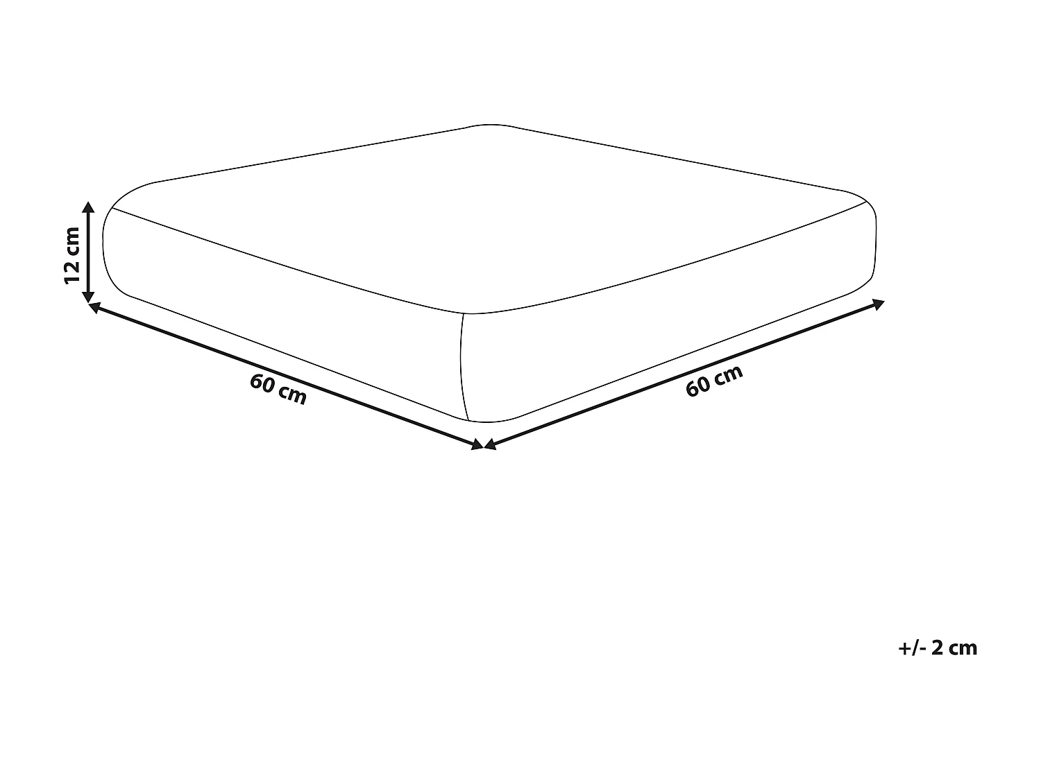 Pouf CLONE Coton Jaune