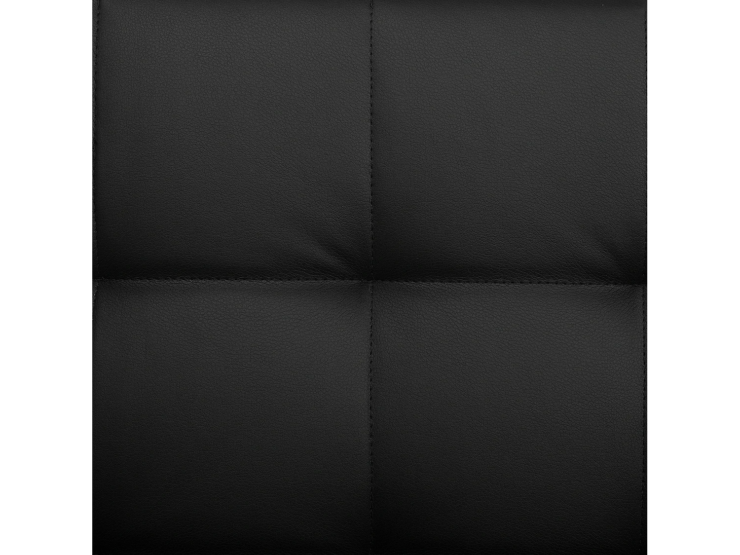 Ottomaan ABERDEEN Kunstleer Zwart