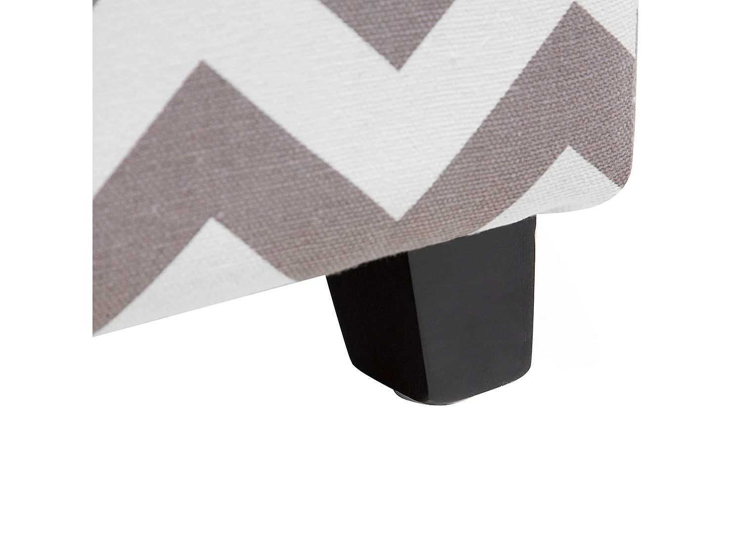 Poef KANSAS II Lichtgrijs Katoen 37 cm 37 cm