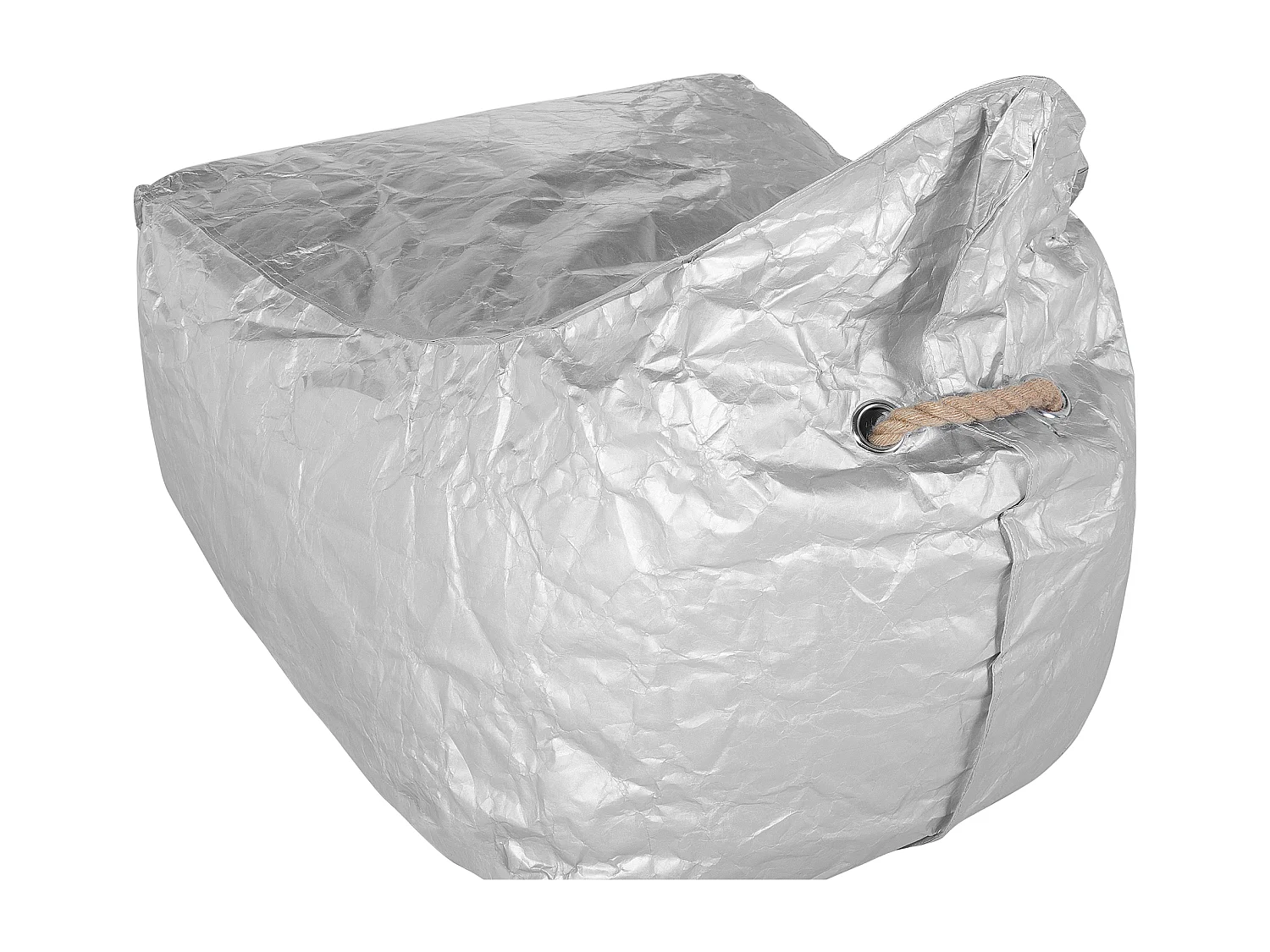 Pouf poire 200 L DROP 63 cm 75 cm Argenté