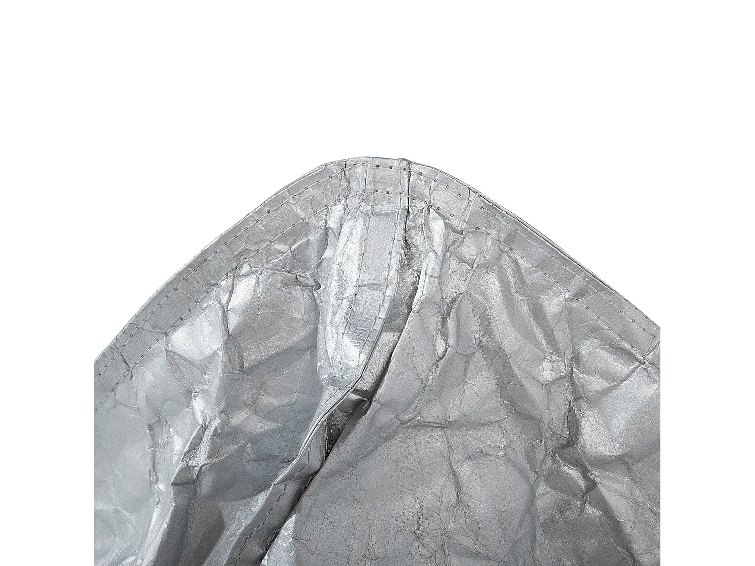 Pouf poire 200 L DROP 63 cm 75 cm Argenté