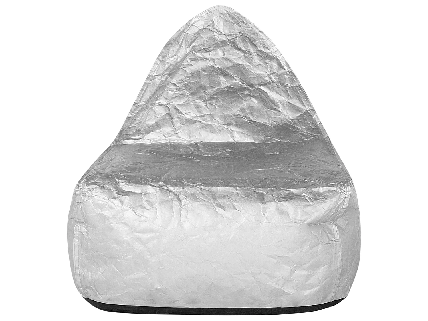 Pouf poire 200 L DROP 63 cm 75 cm Argenté