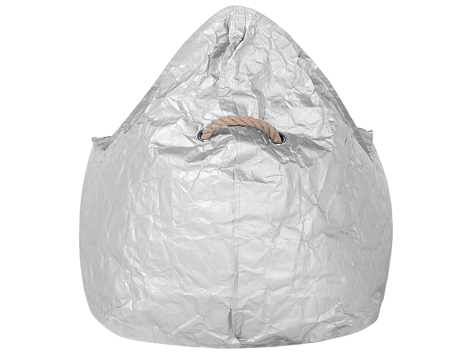 Pouf poire 200 L DROP 63 cm 75 cm Argenté