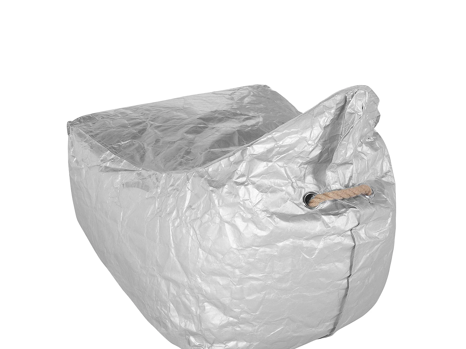 Pouf poire 200 L DROP 63 cm 75 cm Argenté