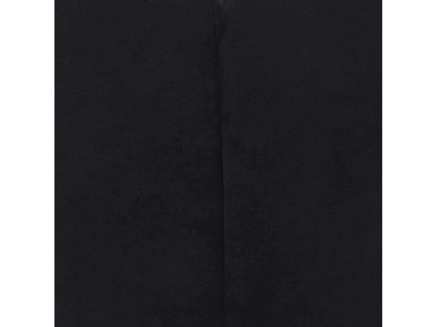 Pouf IRVING Velours Noir 43 cm 43 cm 37 cm