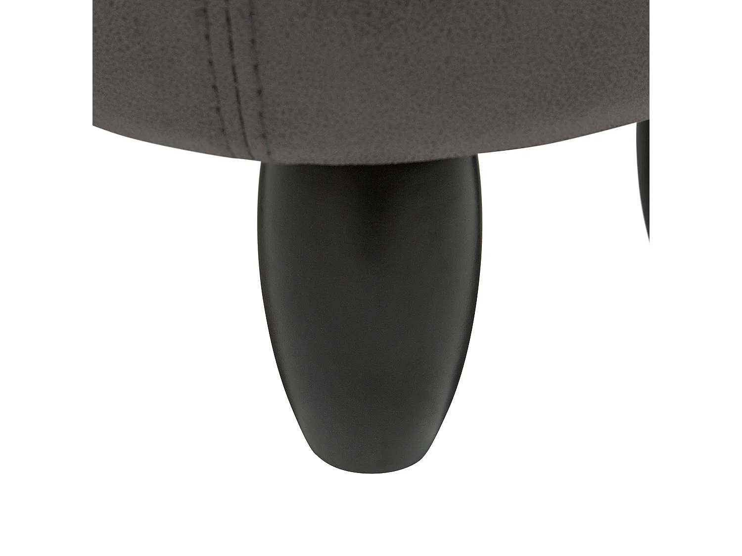 Tabouret de rangement animal RHINO Cuir PU Gris foncé Rhinocéros