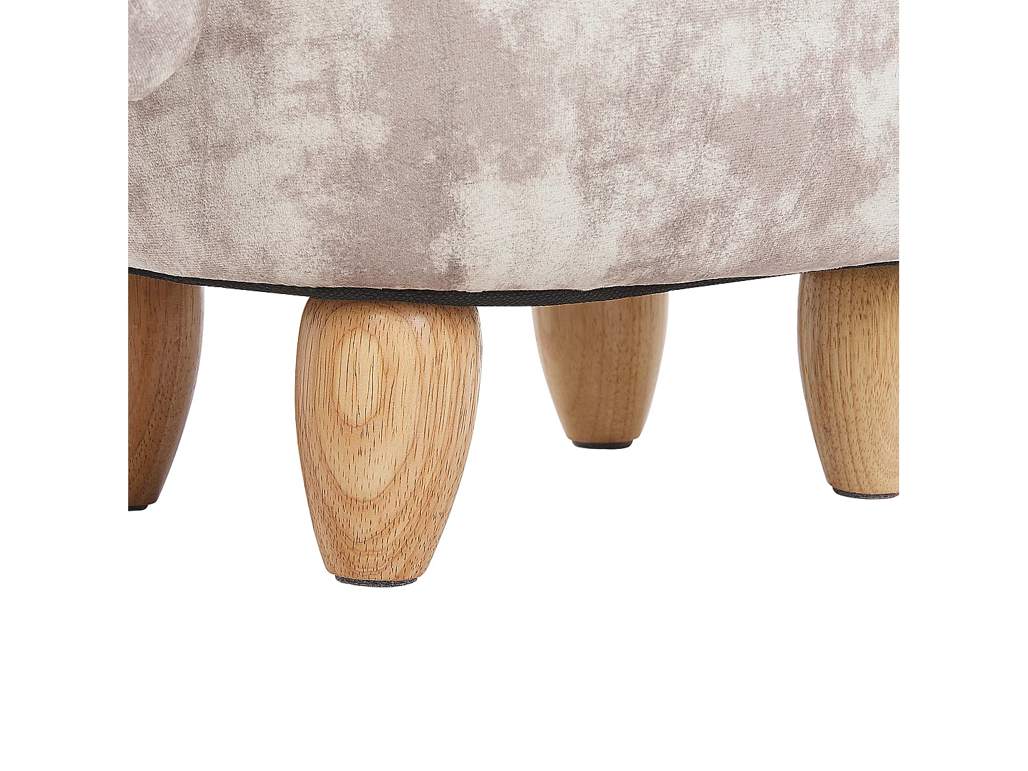 Tabouret de rangement animal DOGGY Velours Beige