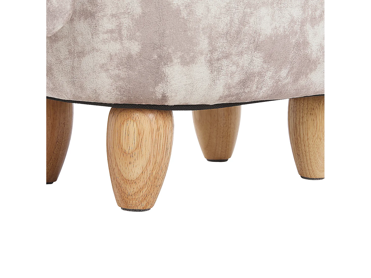 Tabouret de rangement animal DOGGY Velours Beige Chien