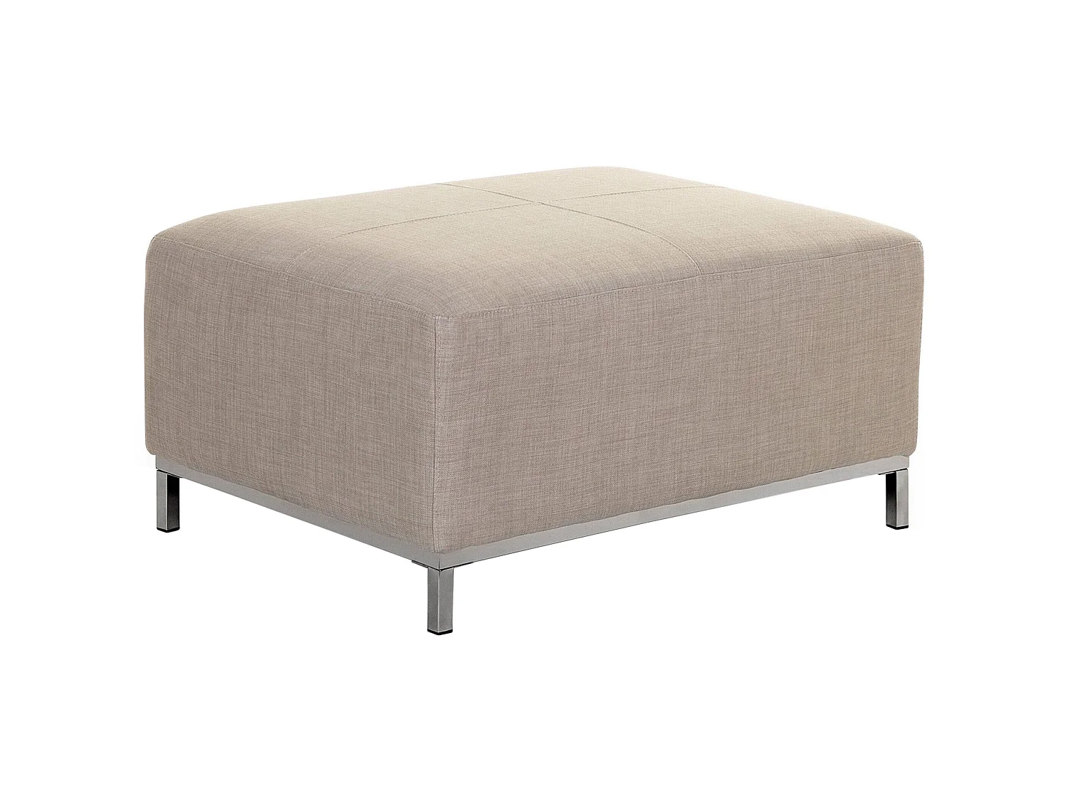 Ottoman OSLO Tissu Beige
