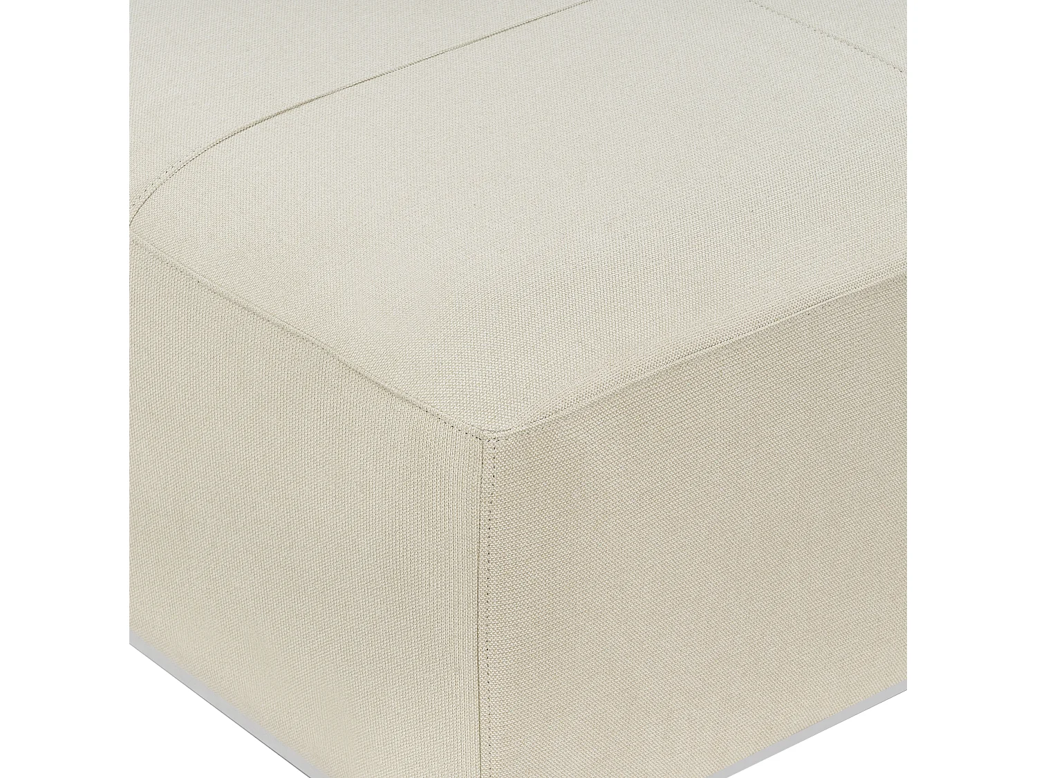 Ottomane OSLO Stoff Beige