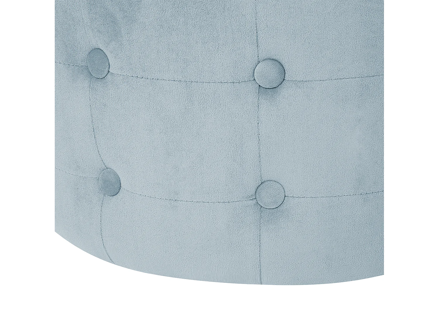 Puf TAMPA Terciopelo Gris claro 55 cm 55 cm 30 cm