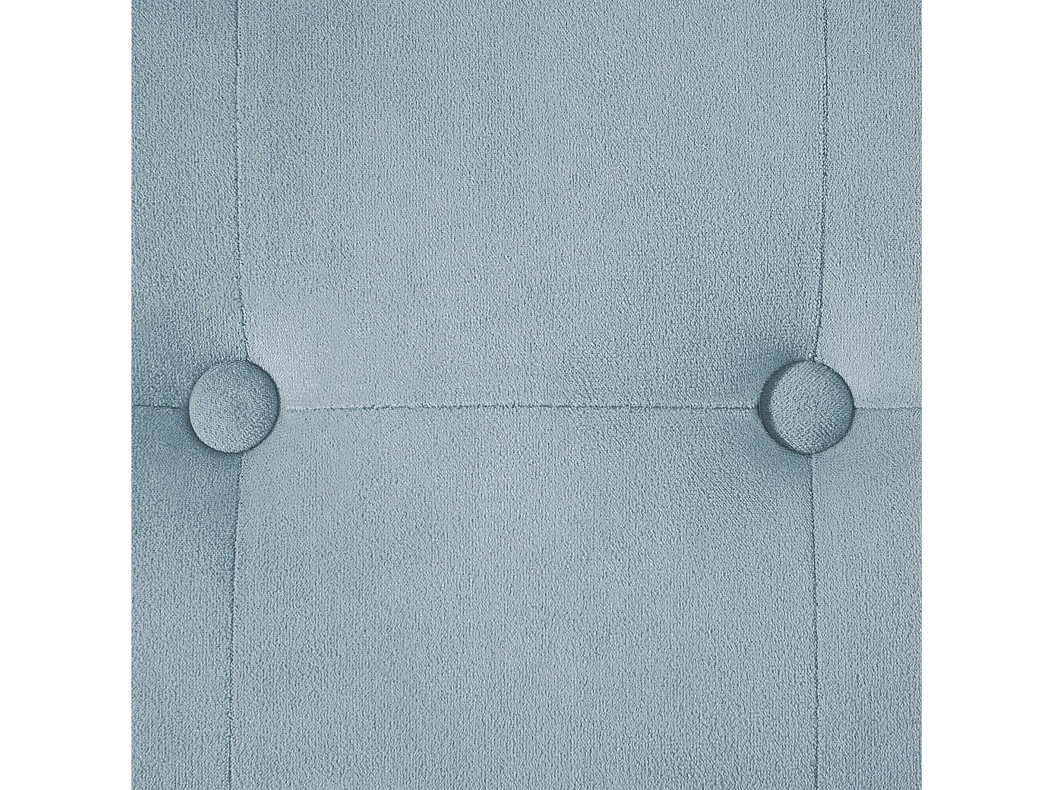 Pouf TAMPA Velluto Grigio chiaro 55 cm 55 cm 30 cm