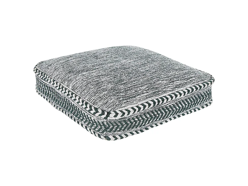 Pouf BIRCH Coton Vert foncé