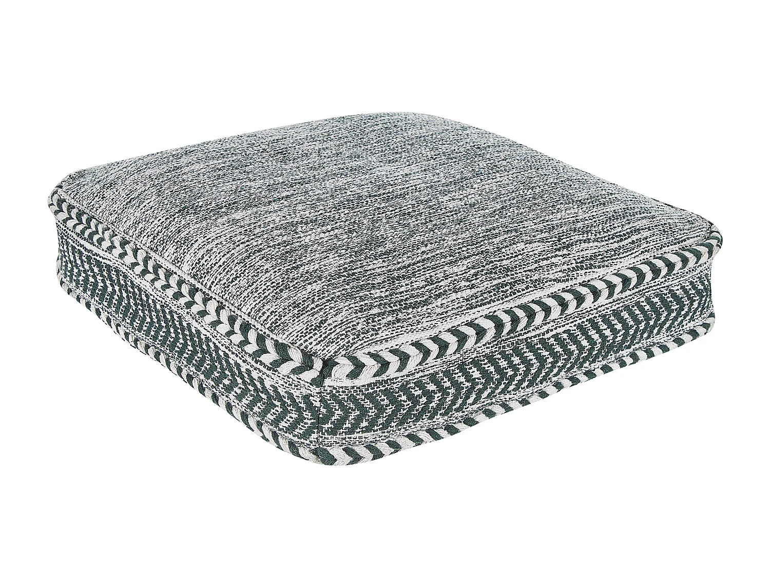 Pouf BIRCH Coton Vert foncé