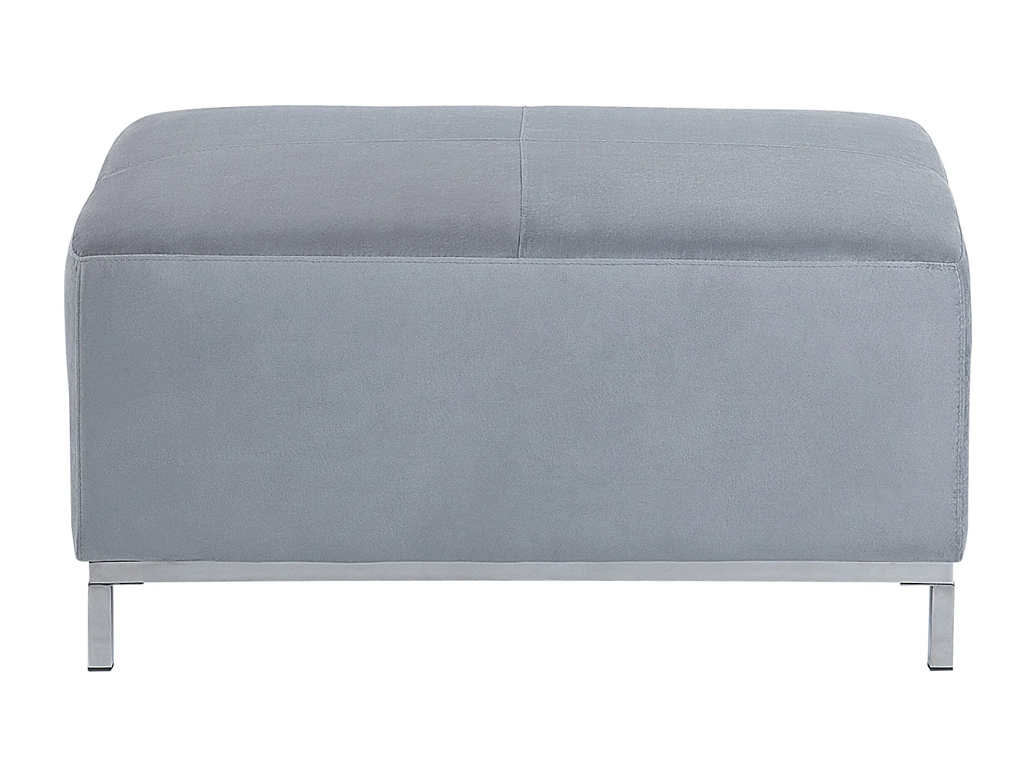 Ottomaan OSLO Fluweel Grijs