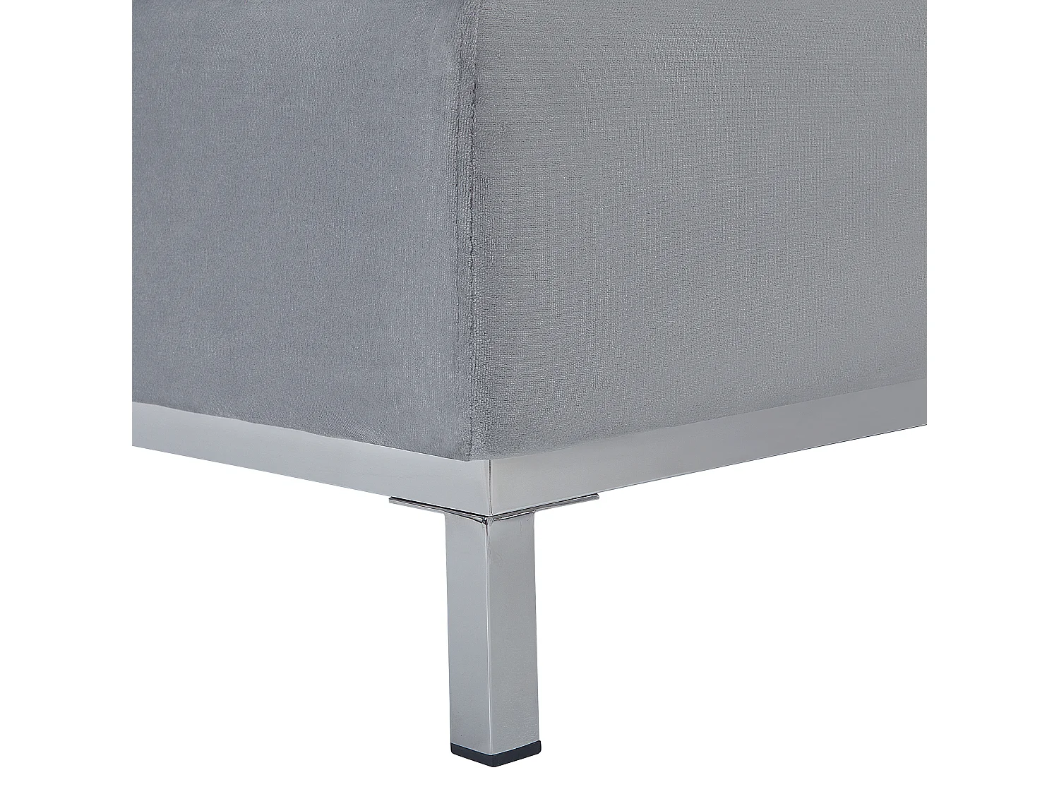 Ottomaan OSLO Fluweel Grijs