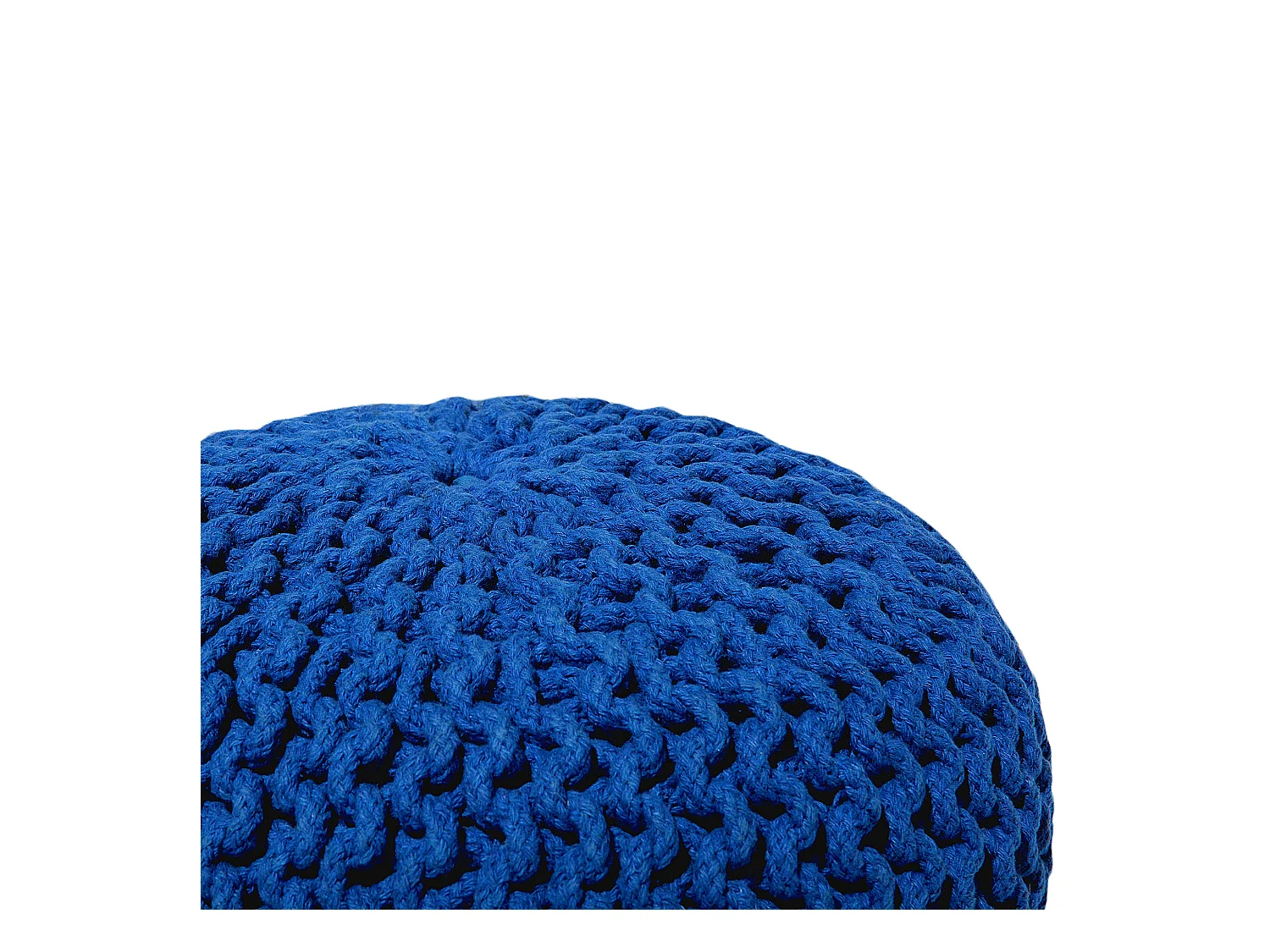 Puf CONRAD Algodón Azul marino 40 cm 40 cm 25 cm