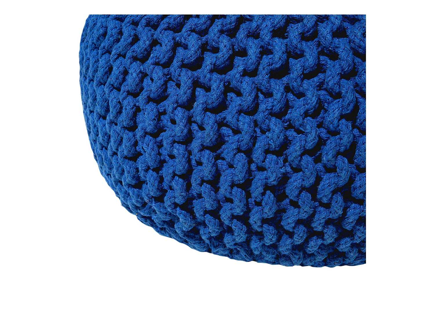 Puf CONRAD Algodón Azul marino 40 cm 40 cm 25 cm