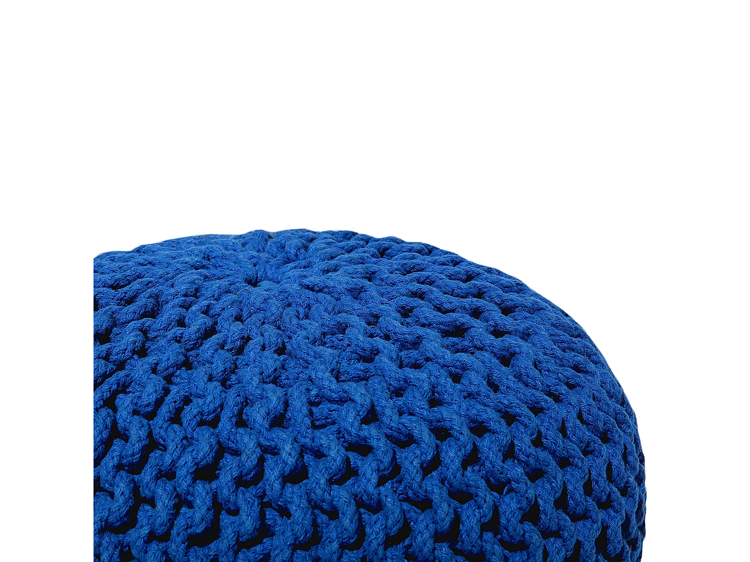 Pouf CONRAD Cotone Blu marino 40 cm 40 cm 25 cm