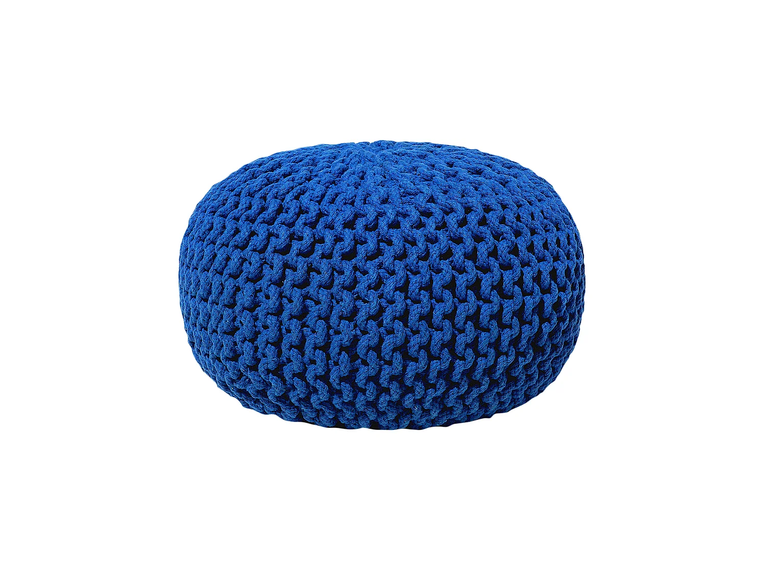 Pouf CONRAD Coton Bleu marine