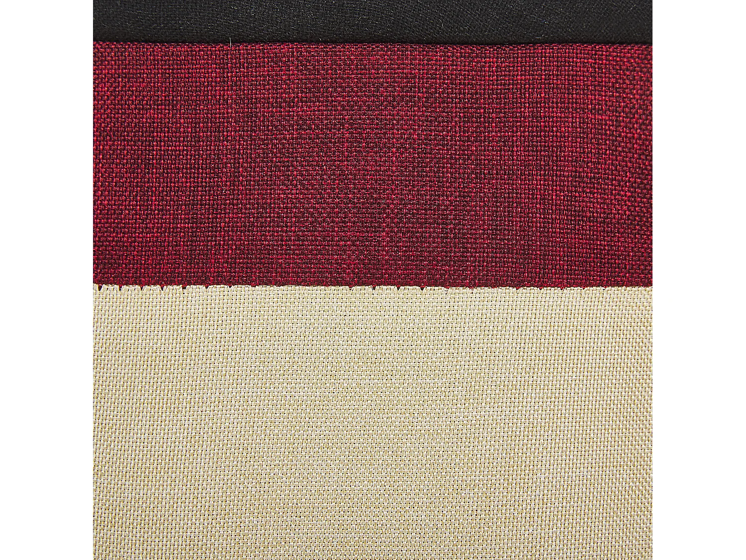 Kinderhocker mit Stauraum SAMURAI Kunstleinen Beige 33 cm 33 cm 45 cm