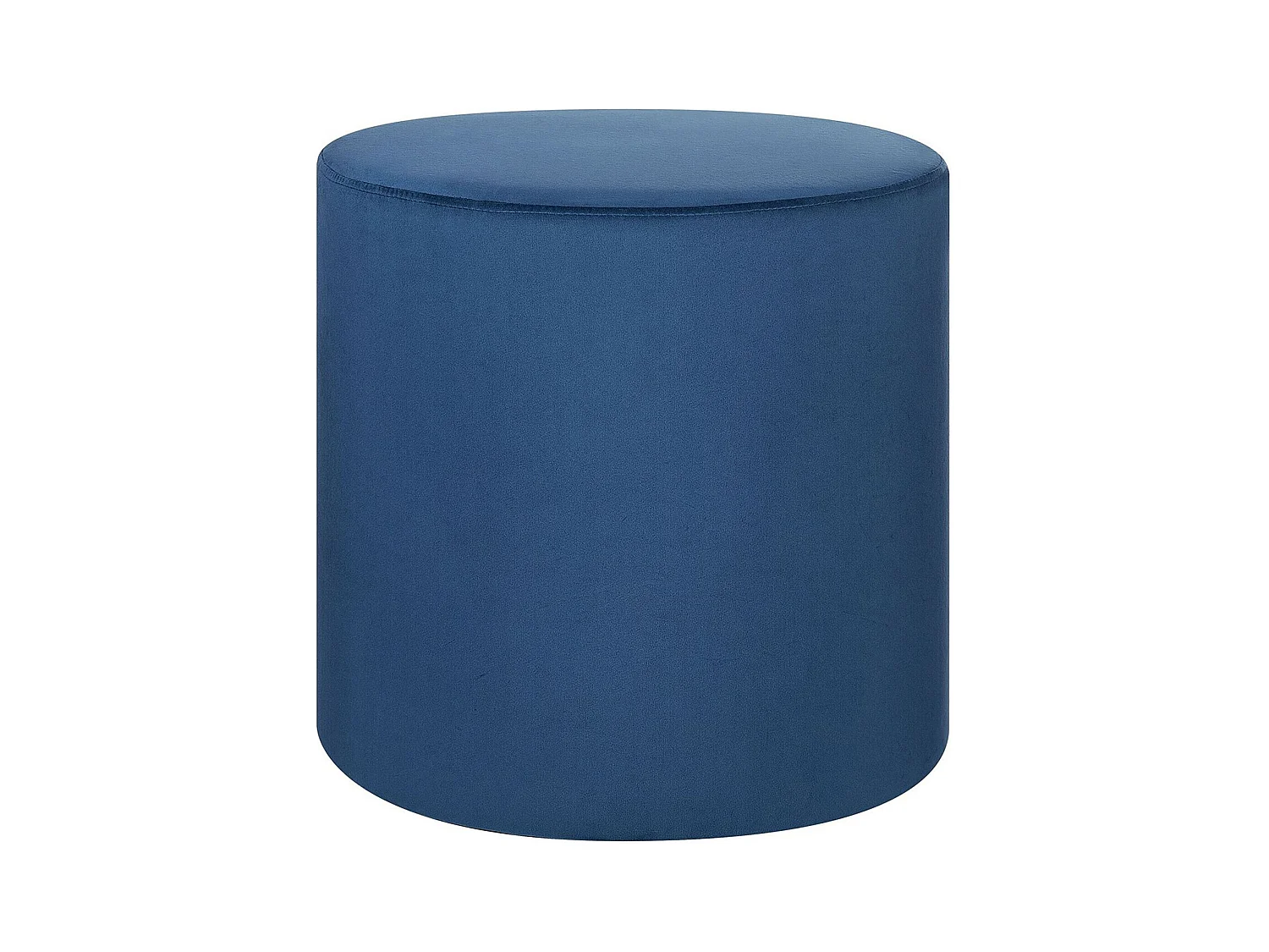 Pouf LOVETT Velours Bleu foncé