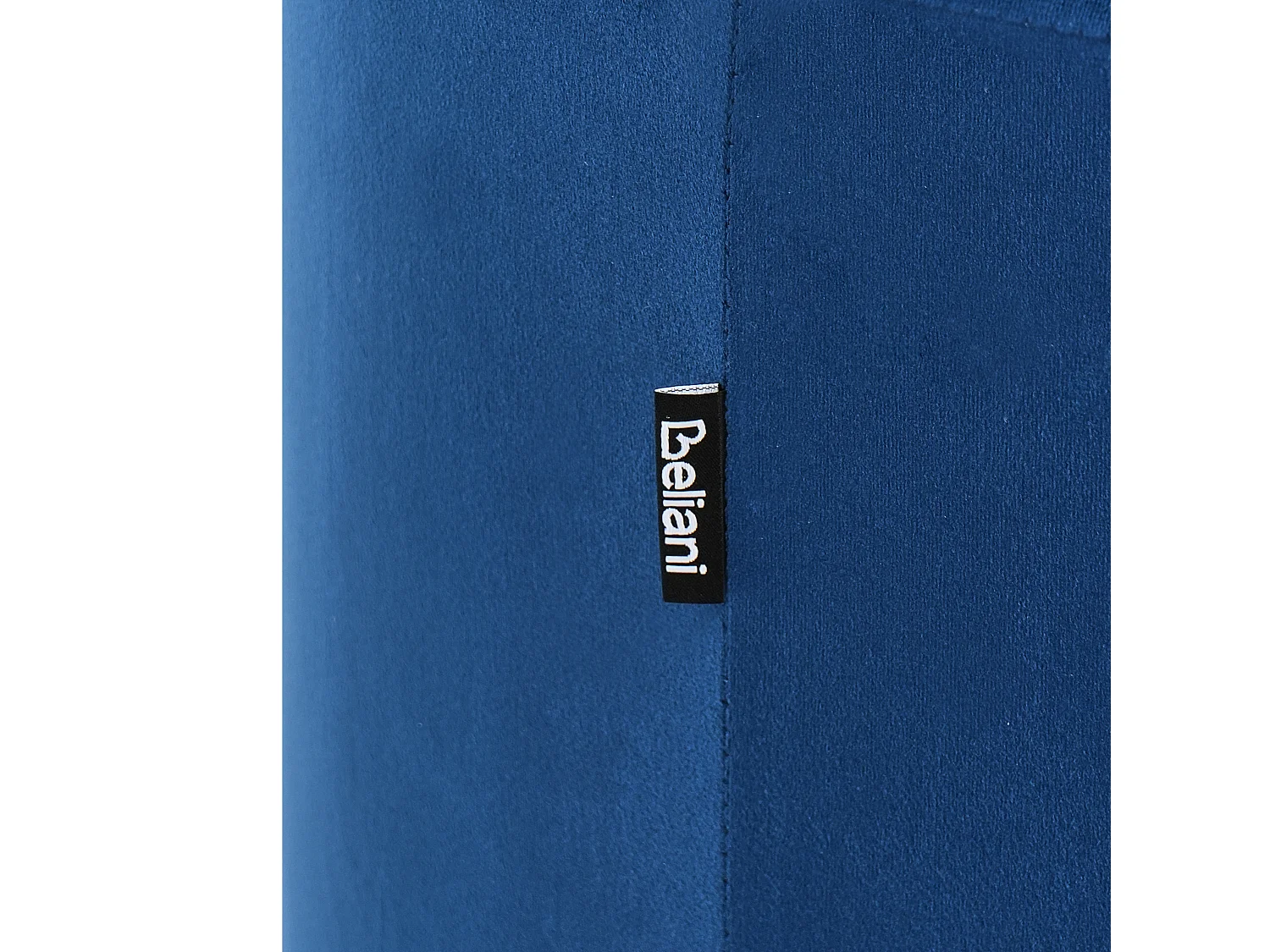 Pouf LOVETT Velours Bleu foncé