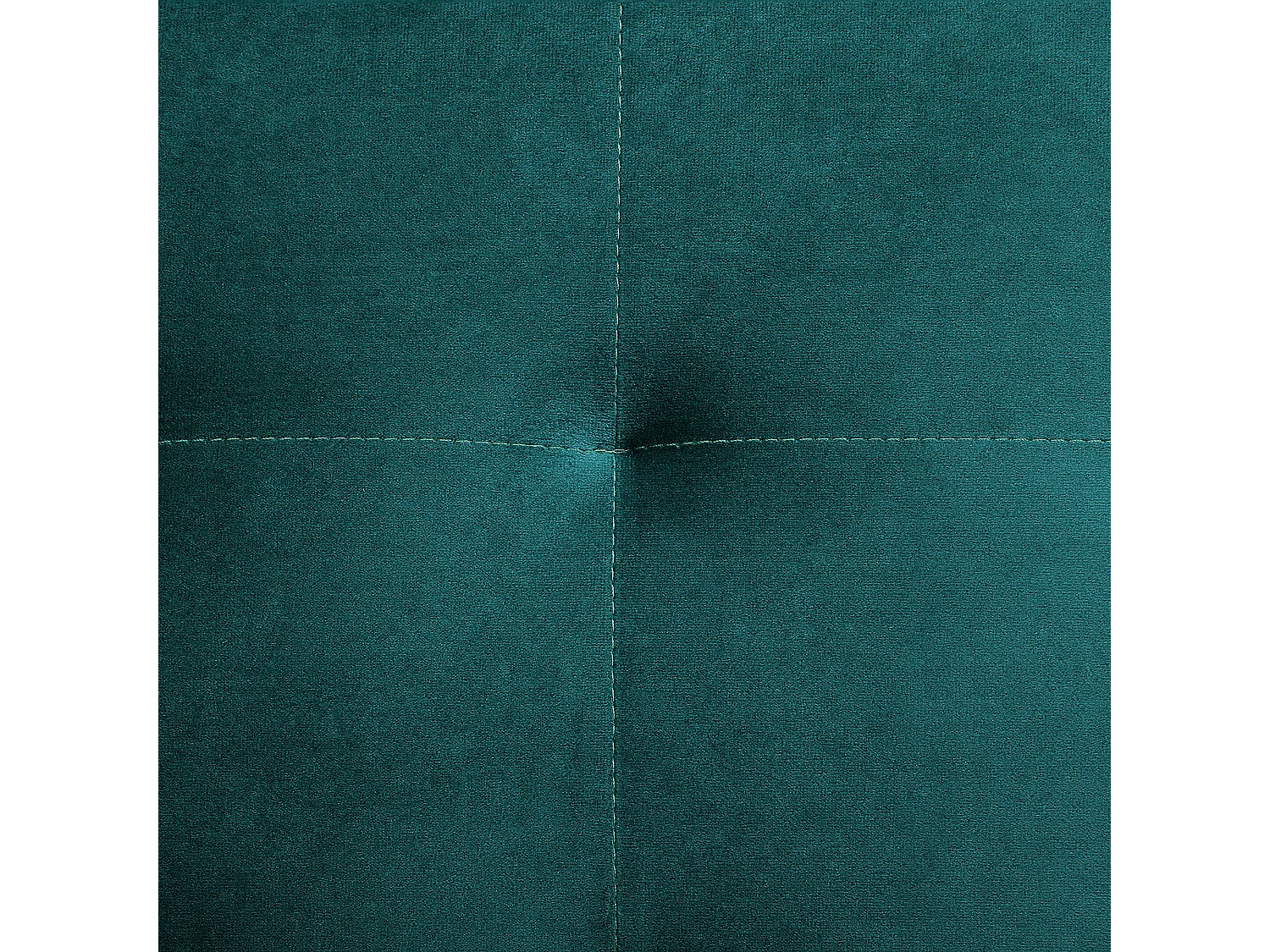 Ottoman ABERDEEN Velours Bleu paon