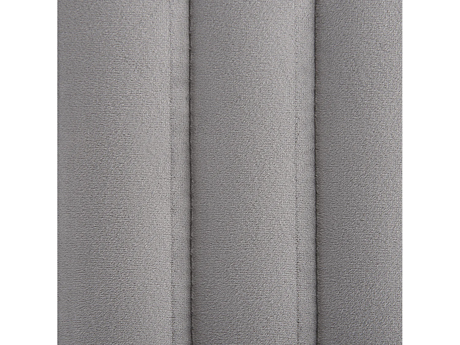 Hocker DAYTON Fluweel Lichtgrijs