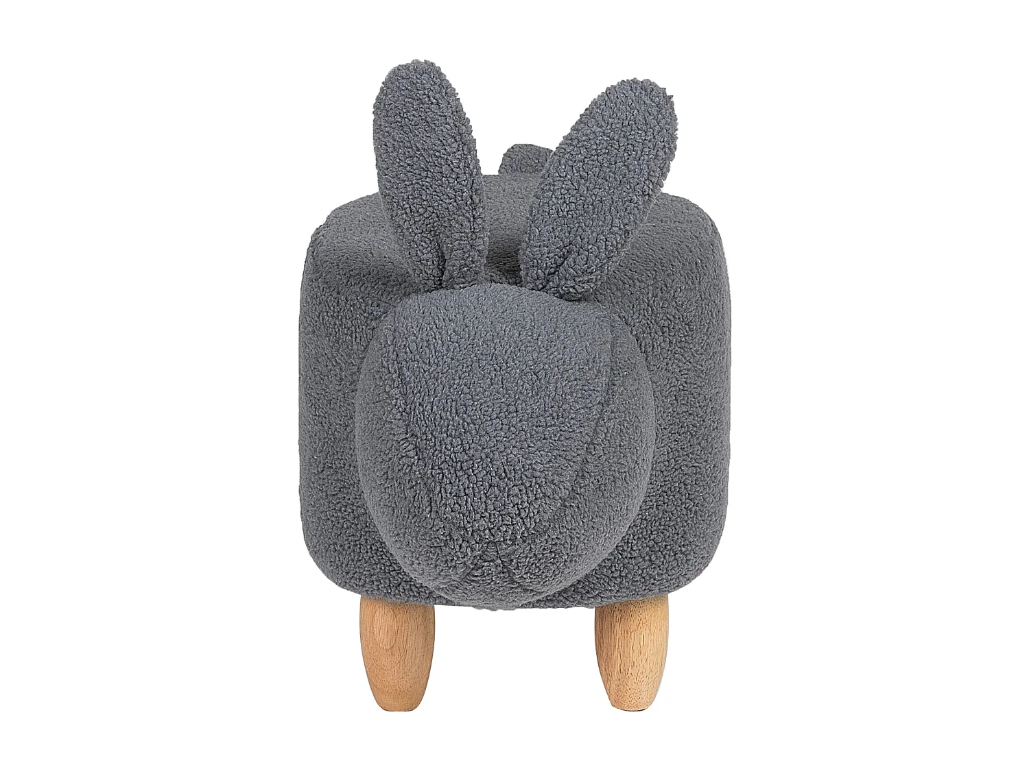 Tabouret animal BUNNY Tissu Gris