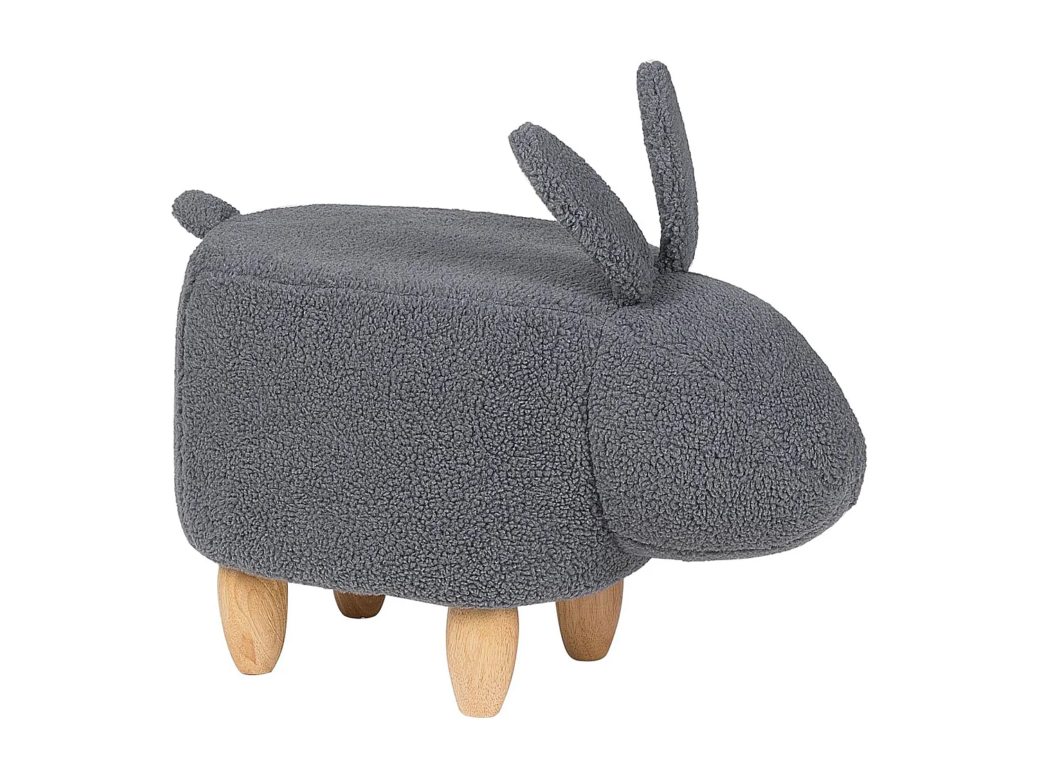 Tamborete animal BUNNY Cinzento