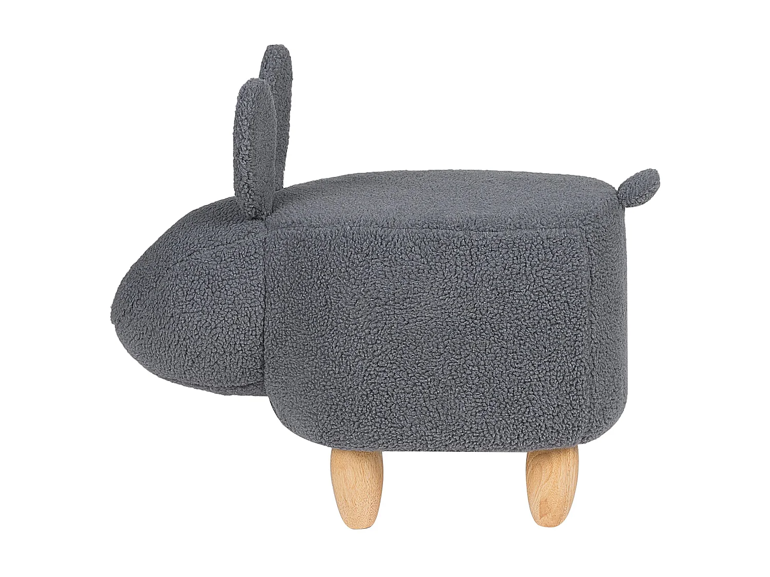 Tamborete animal BUNNY Cinzento