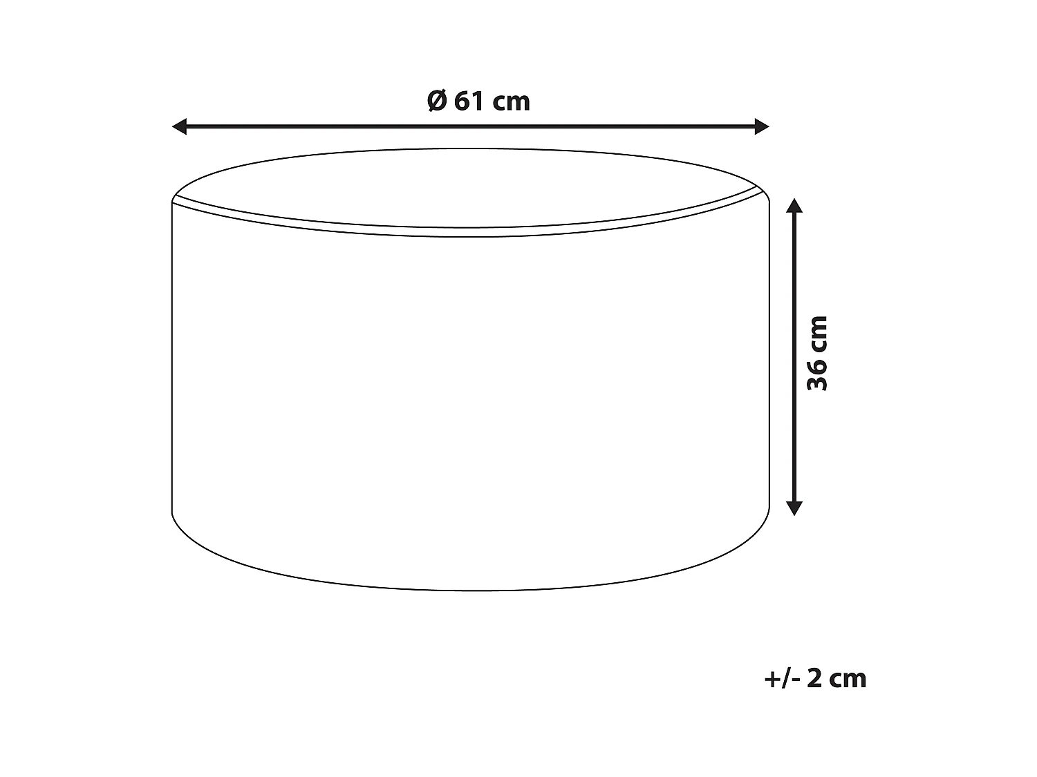 Pouf MILLEN Velours Vert menthe
