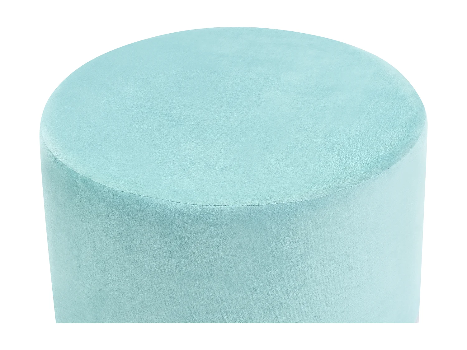 Pouf MILLEN Velours Vert menthe