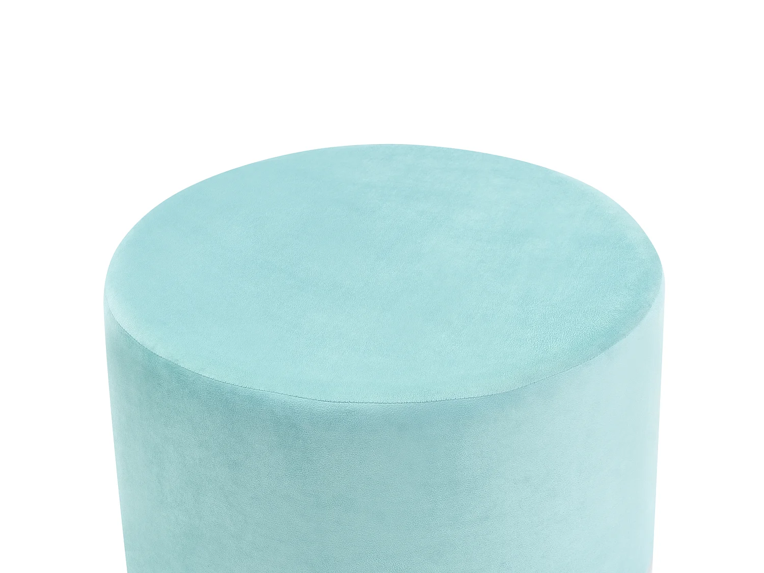Pouf MILLEN Velluto Verde menta 61 cm 61 cm 36 cm