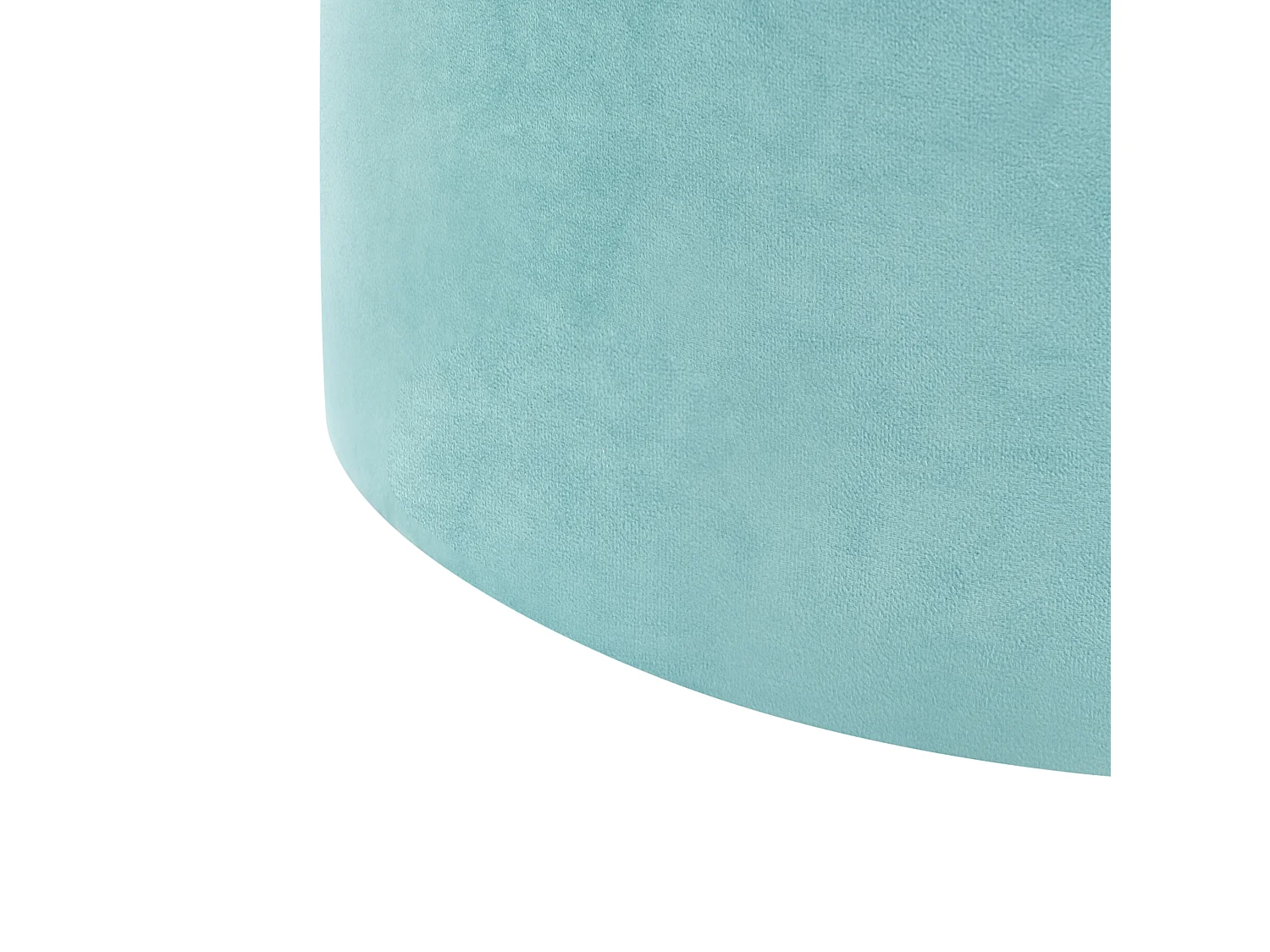 Pouf MILLEN Velluto Verde menta 61 cm 61 cm 36 cm