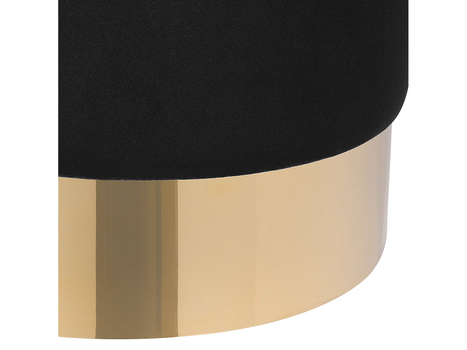 Pouf SOPHIA Velours Noir