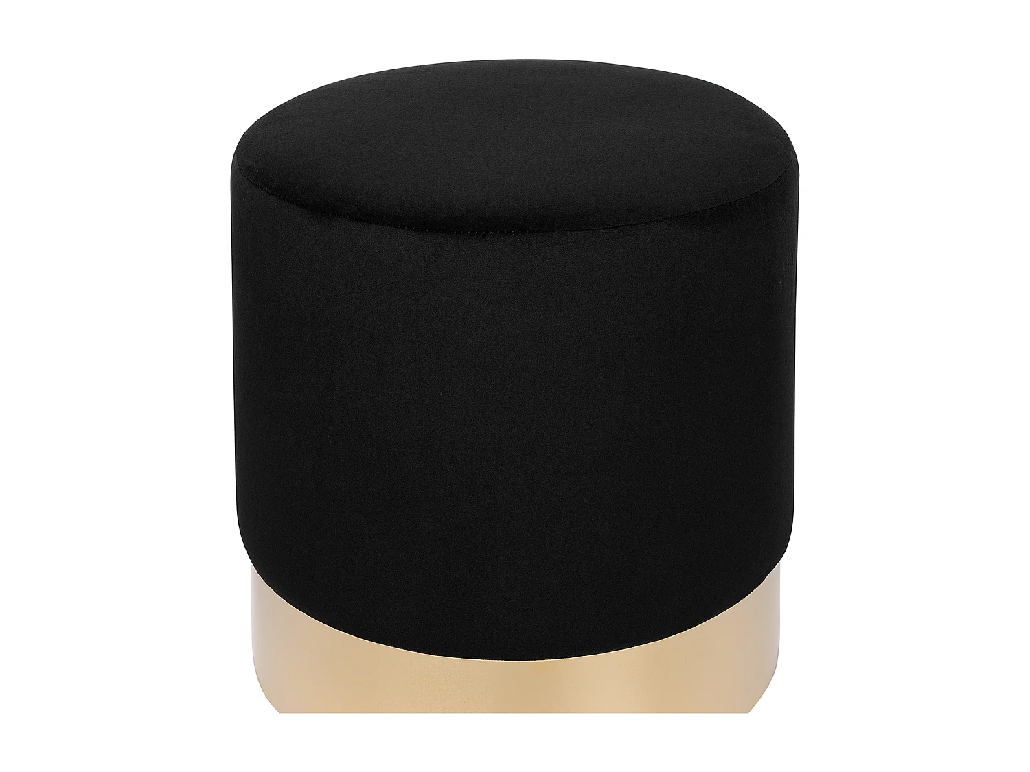 Pouf SOPHIA Velluto Nero 39 cm 39 cm 40 cm