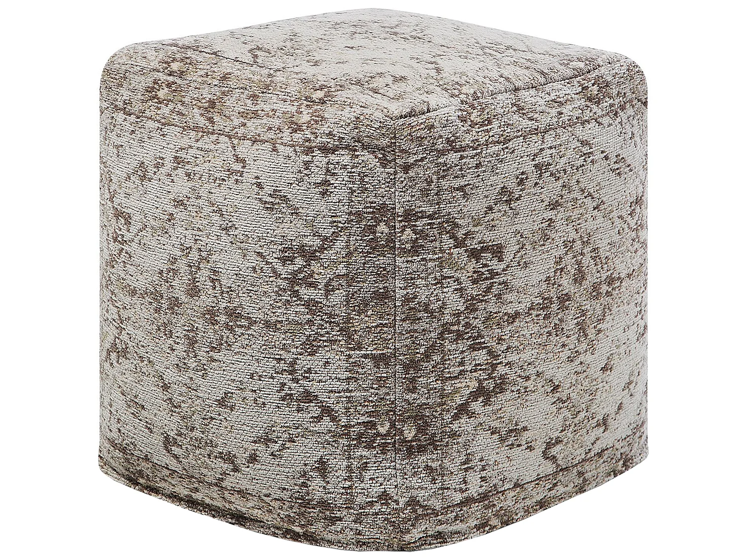 Poef MEERUT Katoen Taupe 40 cm 40 cm 40 cm