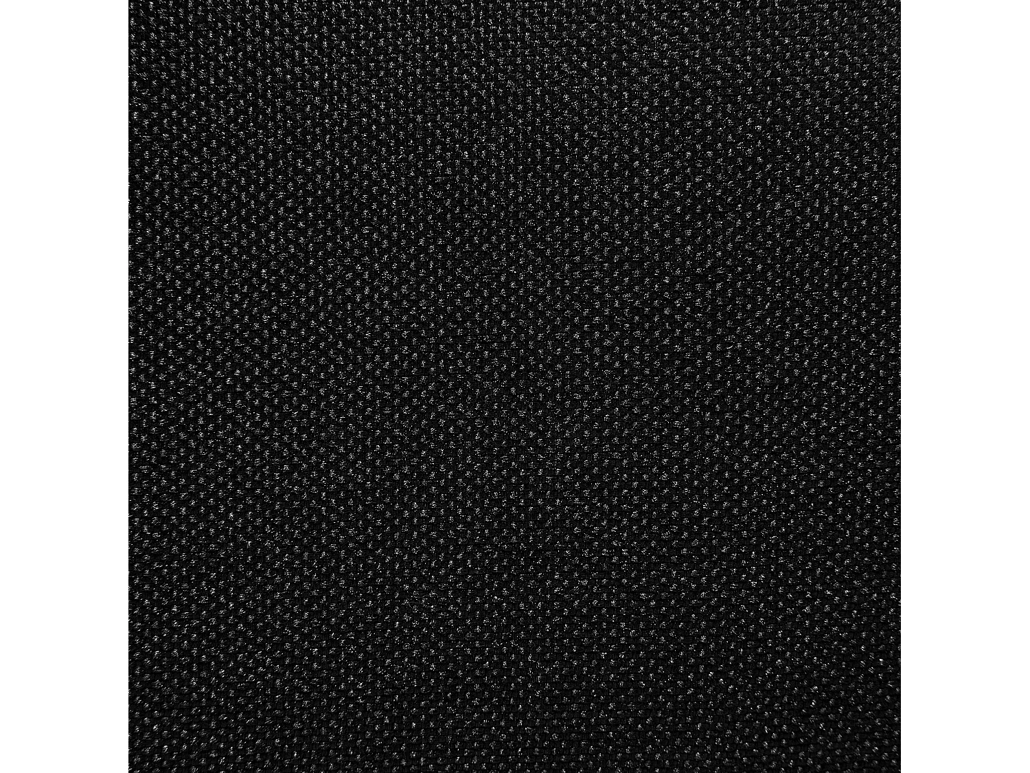 Ottomane Stoffbezug schwarz gesteppt rechteckig mit hohen Holzbeinen Florli