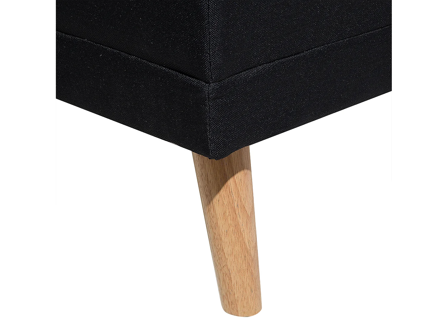 Ottomana FLORLI Tessuto Nero