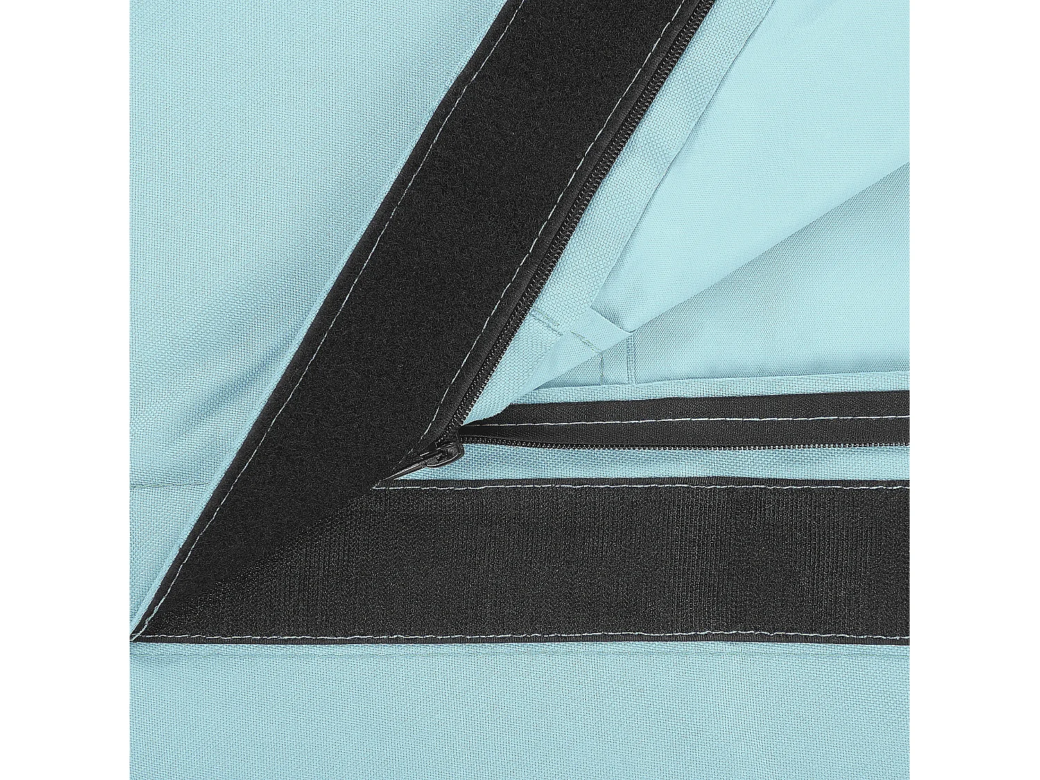 Pouf poire 600 L FUZZY 180 cm 230 cm Bleu clair