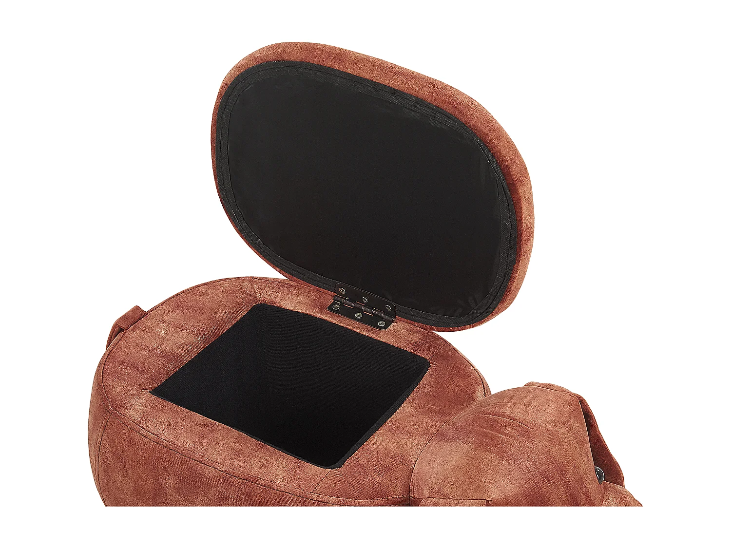 Repose-pied DOGGY Marron doré Velours