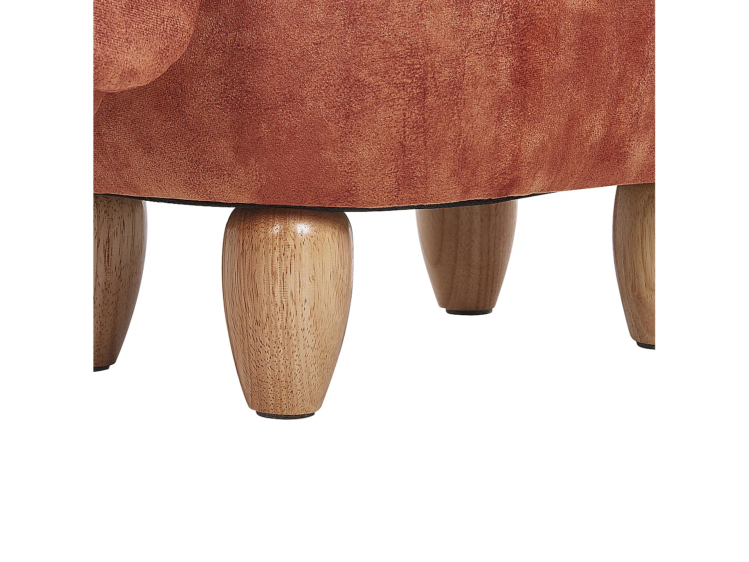 Repose-pied DOGGY Marron doré Velours