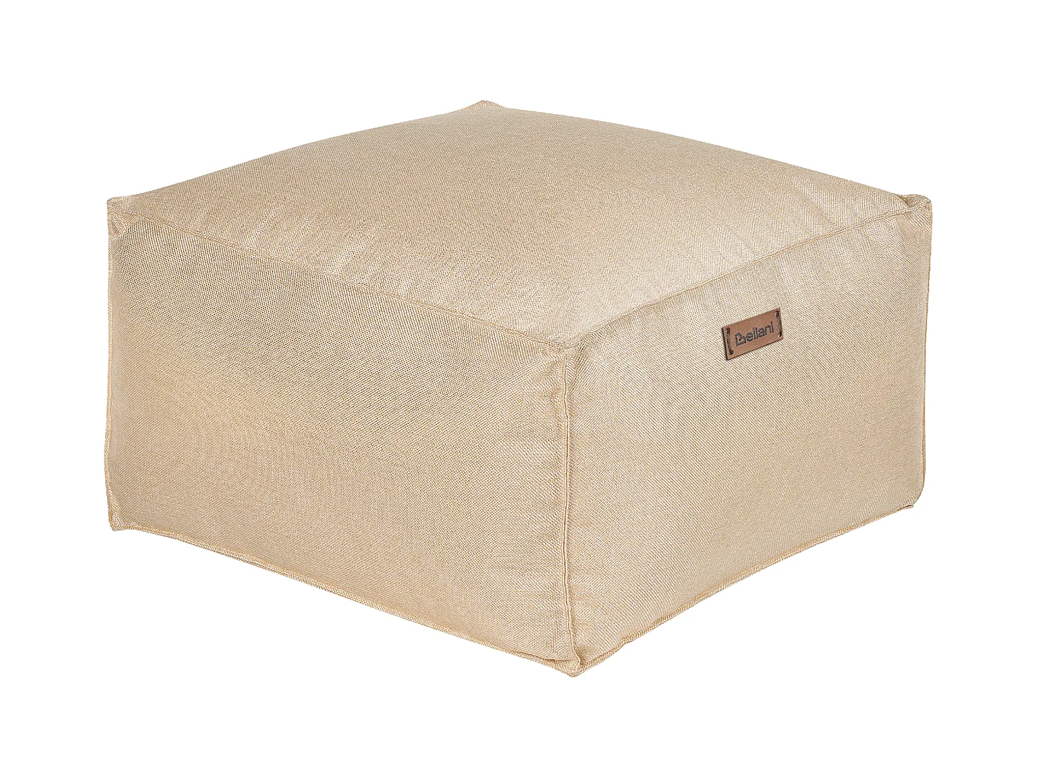 Pouf MUKKI Tissu Beige clair