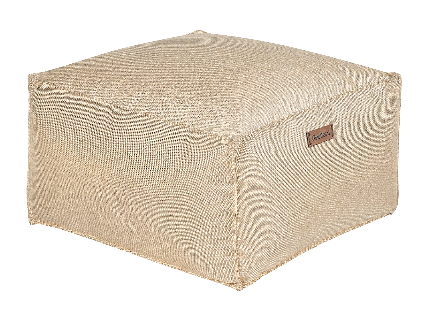 Pufe MUKKI Creme claro 50 cm 50 cm 30 cm