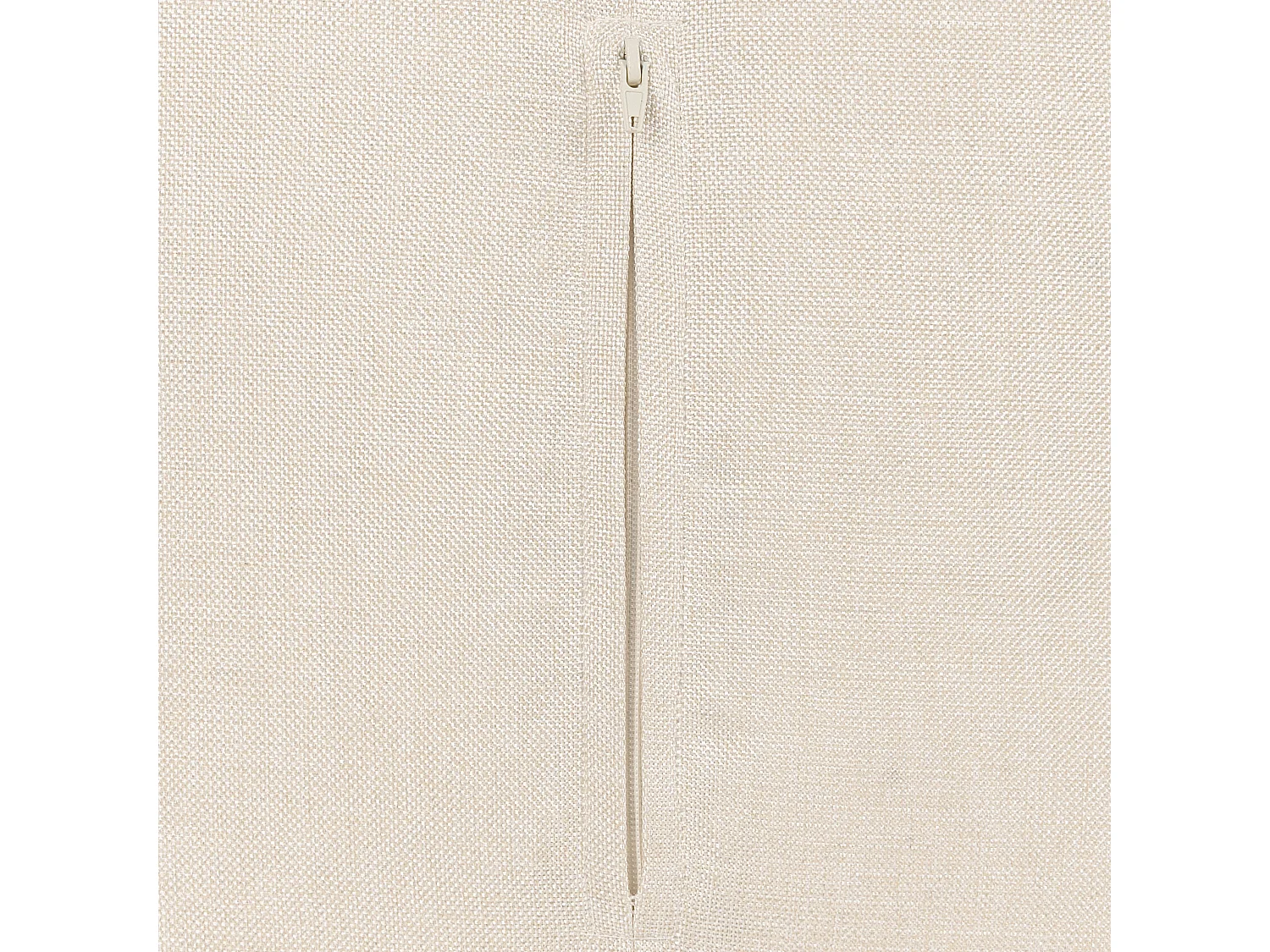 Pouf Sitzpouf Sitzhocker Leinenoptik beige 50x50 cm Quadrat Modern Skandi Mukki