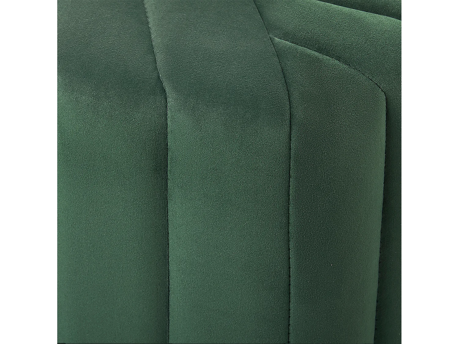 Pouf MURIETTA Velours Vert foncé